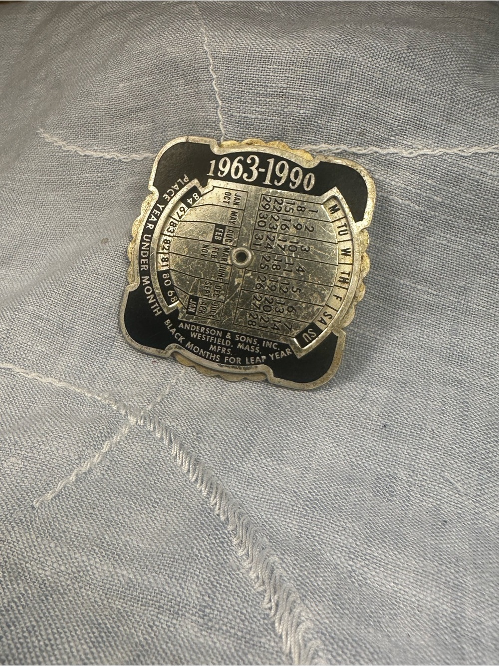 1963-1990 Mechanical Perpetual Calendar